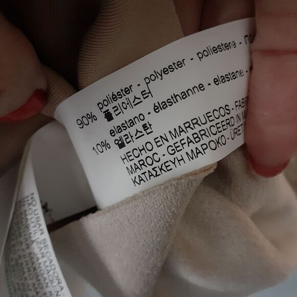 Nwt Zara Faux Suede Pinafore Style Mini Dress - Picture 9 of 14